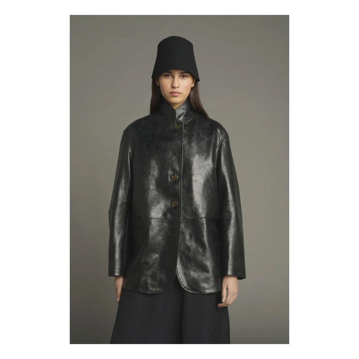 Soeur - Chaqueta de cuero Luciano | Negro
