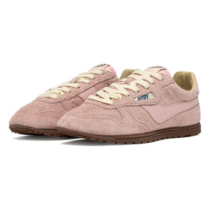 Autry - Zapatillas de baloncesto bajas Windspin de ante y piel | Rosa empolvado