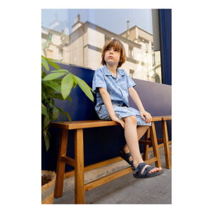 Louis Louise - Bermudas vaqueras Soho Hawaii | Azul Claro