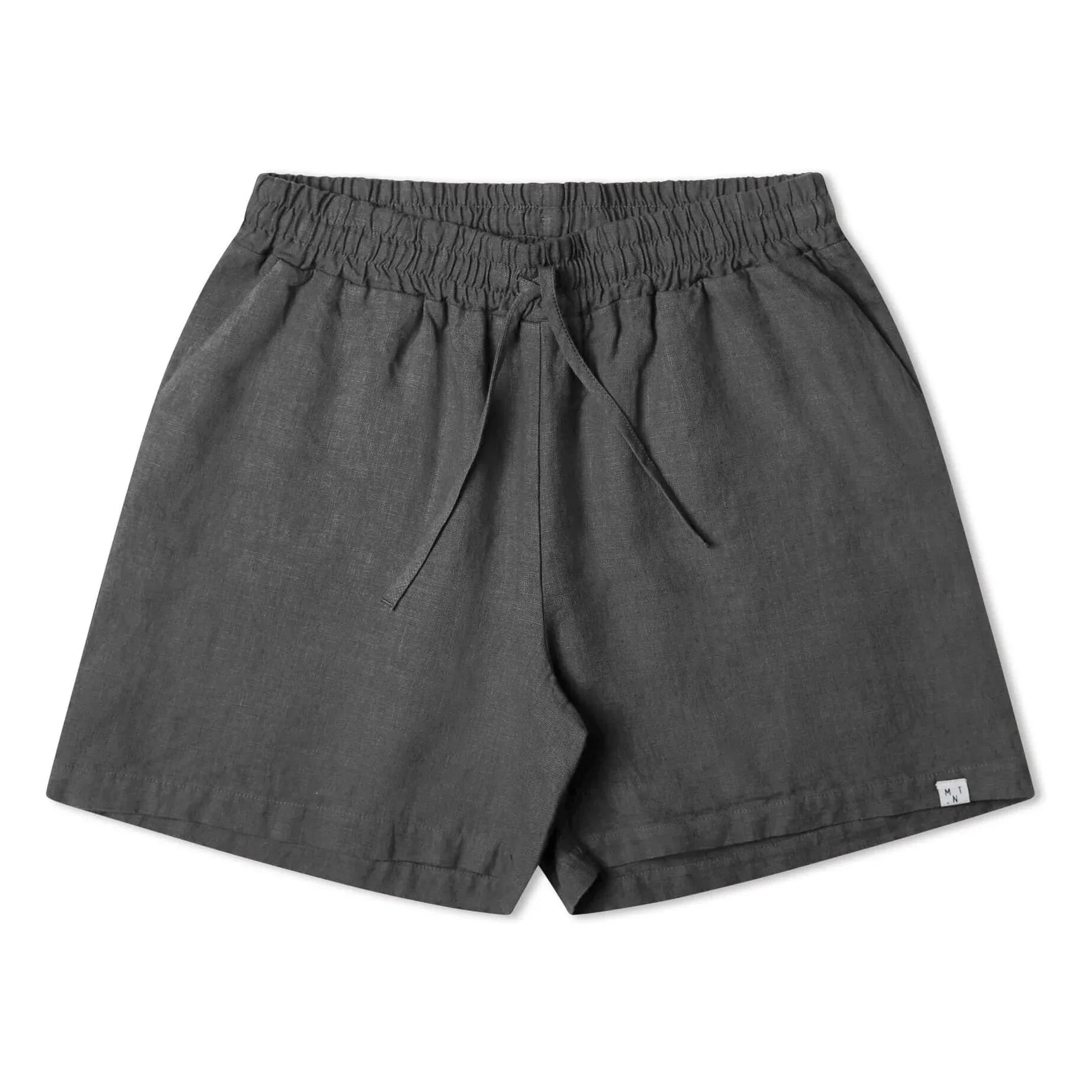 Matona - Shorts de lino | Gris oscuro