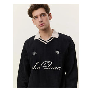 Les Deux - Polo Waffle Football | Negro