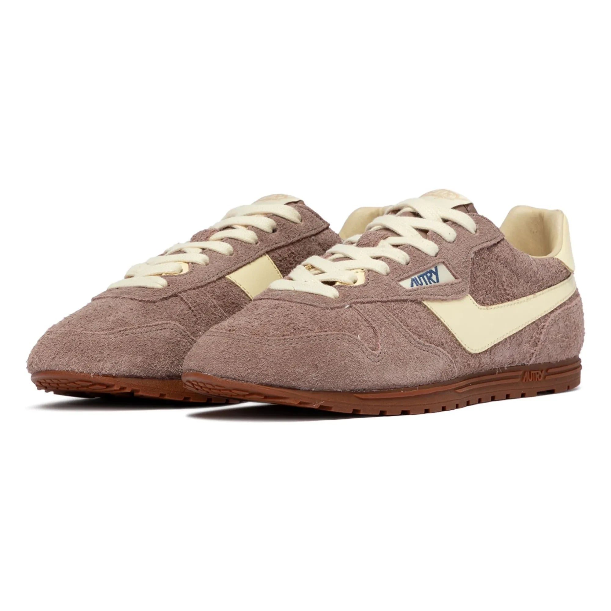 Autry - Windspin Low Zapatillas de Baloncesto Bicolor de Ante y Piel | Rosa Polvo