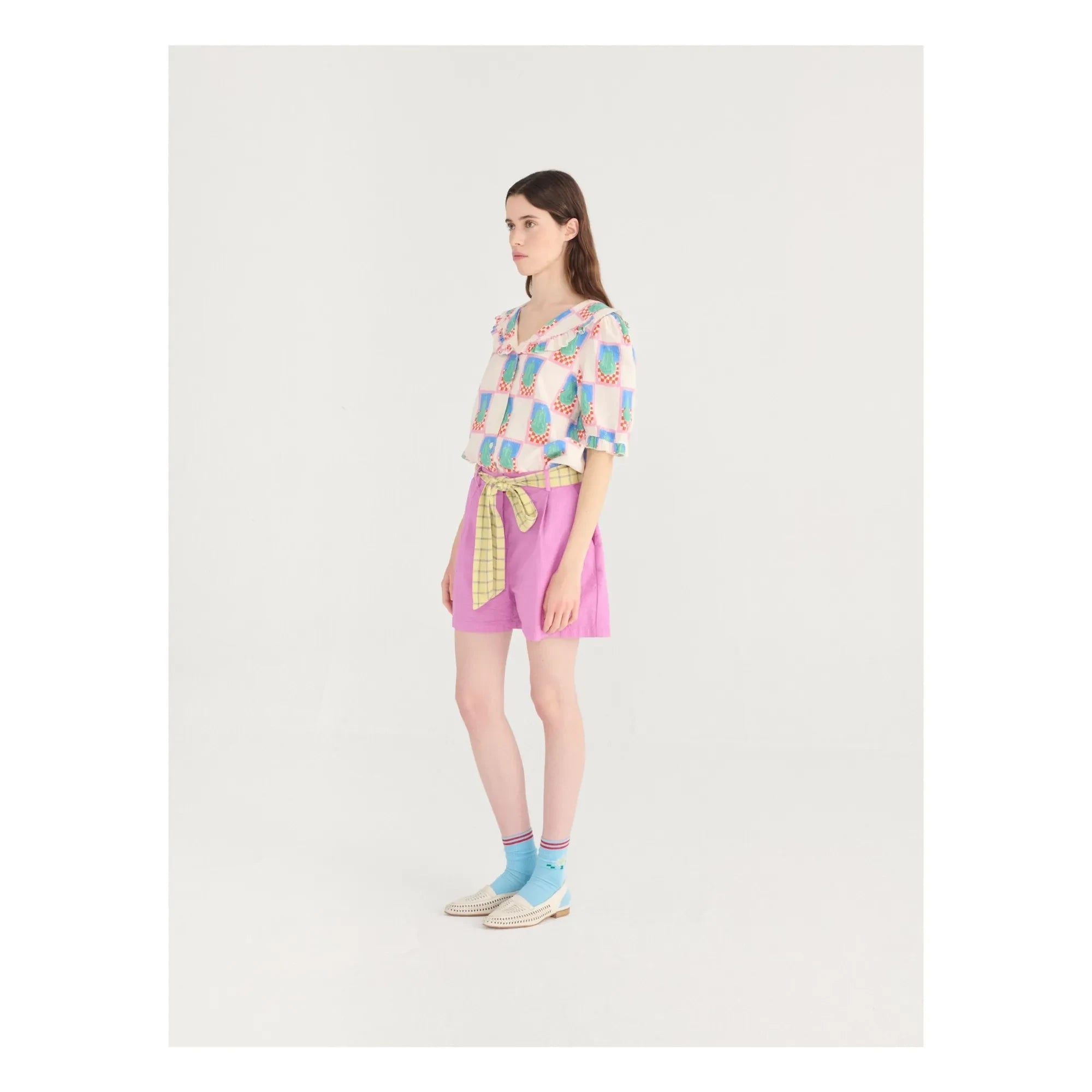 Bobo Choses - Slingback de piel trenzada | Crudo