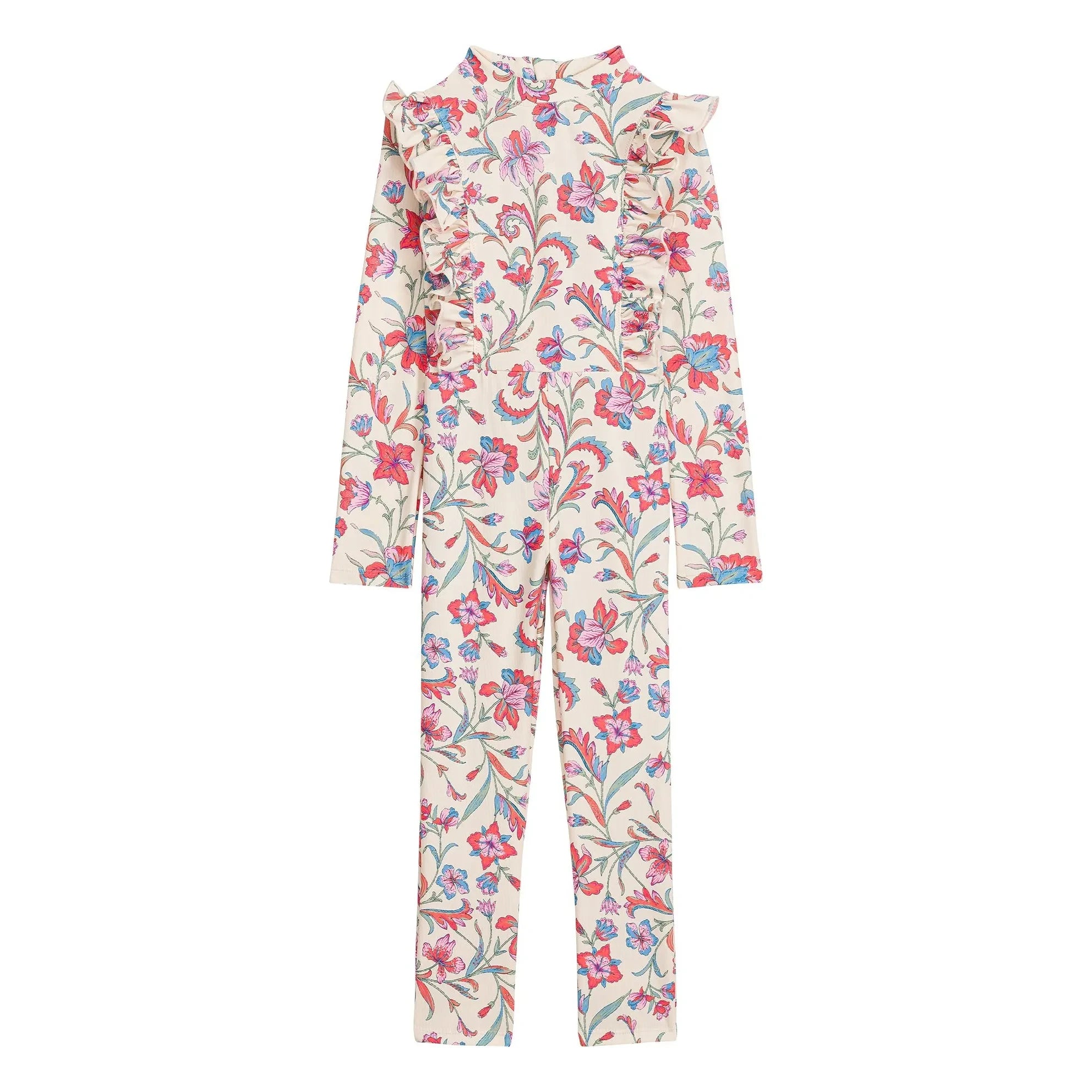 Louise Misha - Bañador Linette Fleurie Fibras Recicladas | Crema