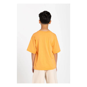 Smallable Kid - Camiseta de algodón orgánico Nils | Naranja