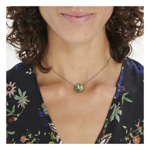 Forte Forte - Collar de cristal verde