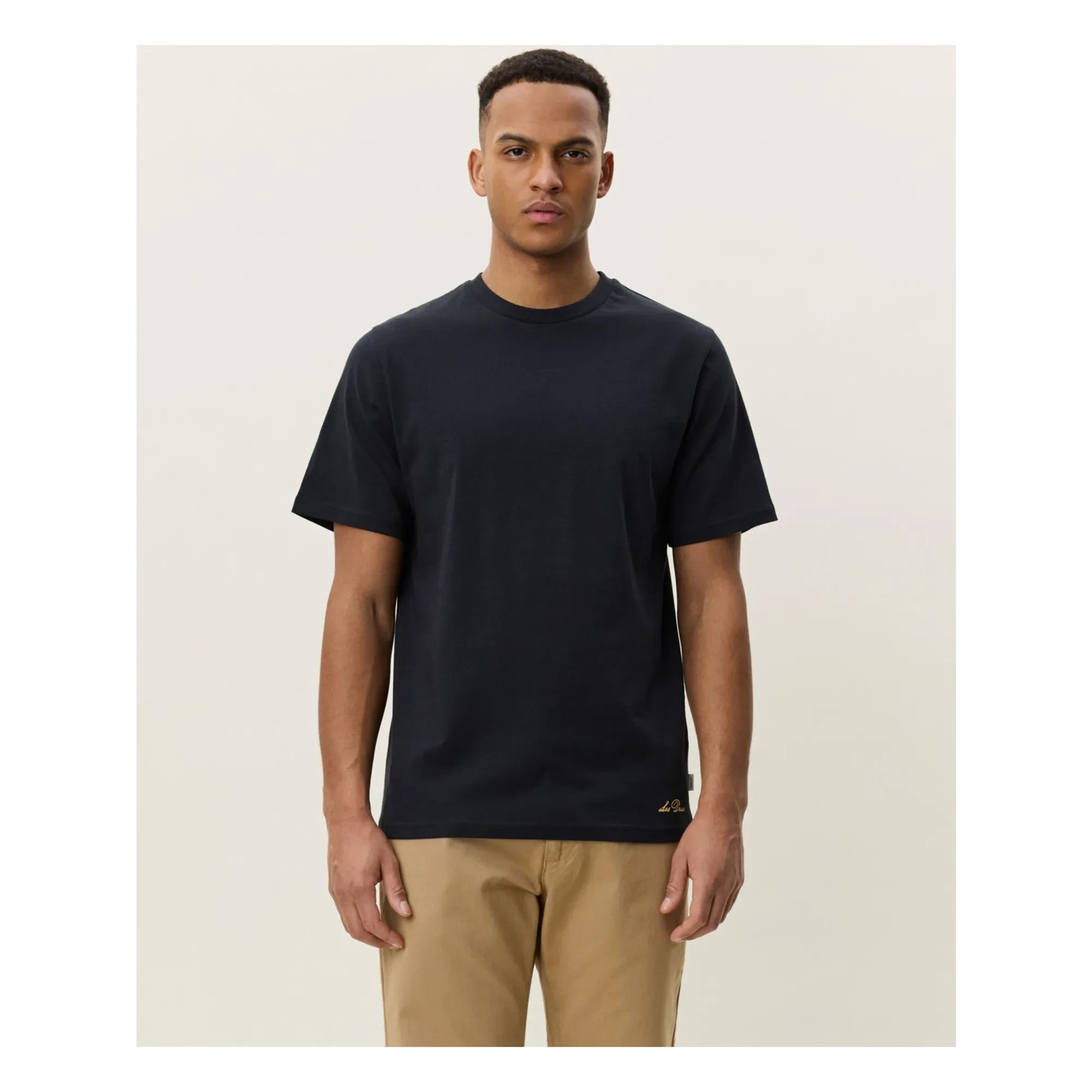Les Deux - Camiseta Plant | Negro azulado