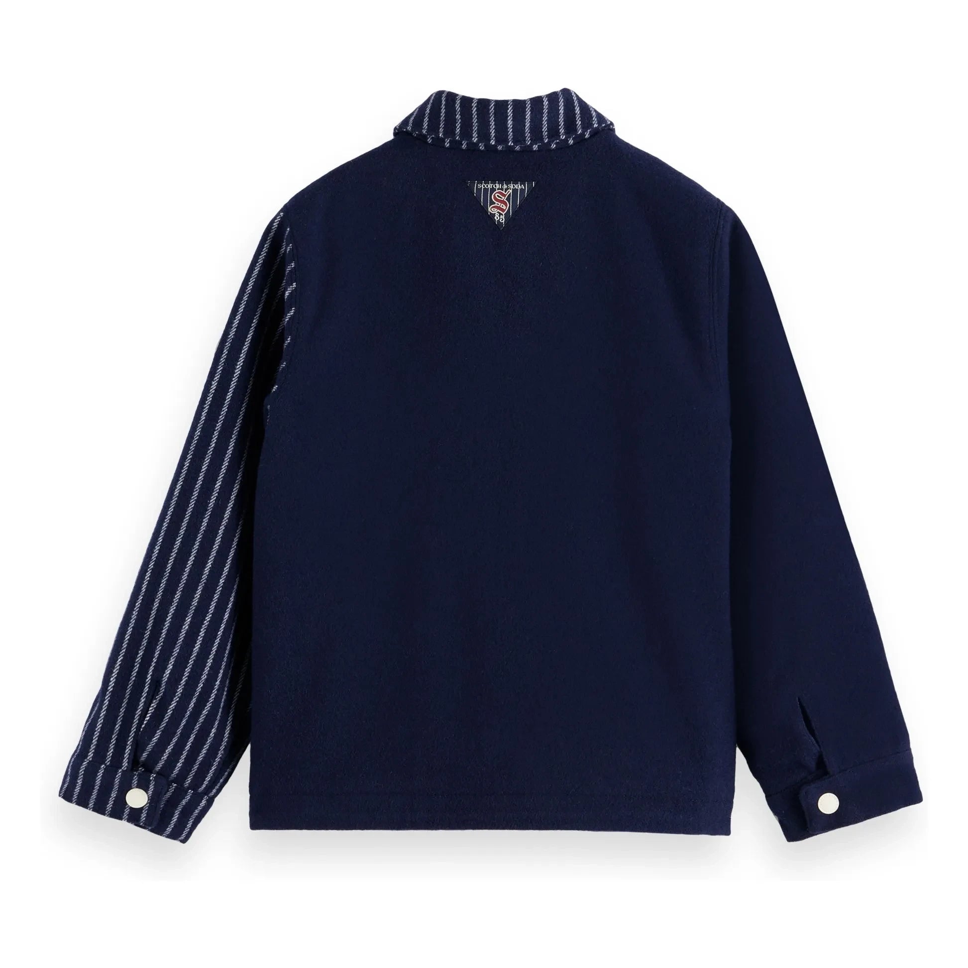Scotch & Soda - Chaqueta estilo entrenador de rayas | Azul marino