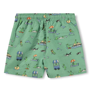 Molo - Bañador Niko Aliens | Verde