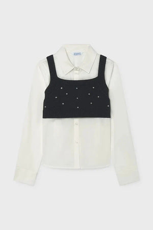 Camisa de algodón Mayoral para niños