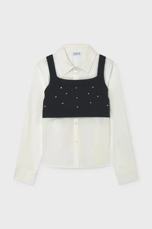 Camisa de algodón Mayoral para niños