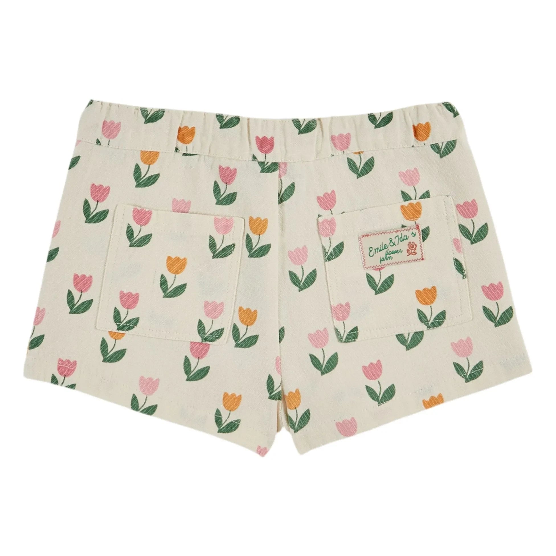 Emile et Ida - Short tulipán crema