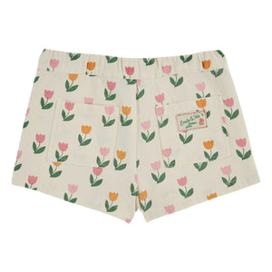 Emile et Ida - Short tulipán crema