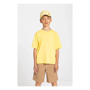 Smallable Kid - Camiseta Nils de algodón orgánico | Amarillo flúor