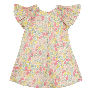 Tartine et Chocolat - Vestido fruncido floral | Amarillo