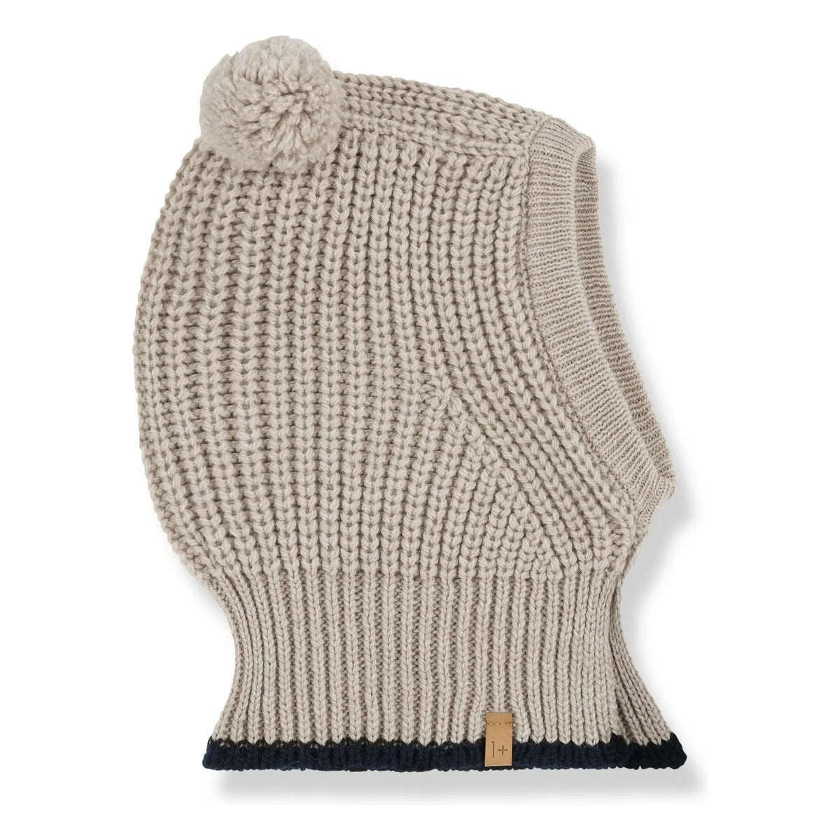 1+ in the family - Ebbe Balaclava de lana merina | Beige