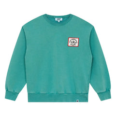 Hundred Pieces - Sudadera de algodón orgánico Ryde Wheelers | Verde esmeralda