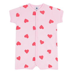 Petit Bateau - Pijama con estampado de corazones | Rosa