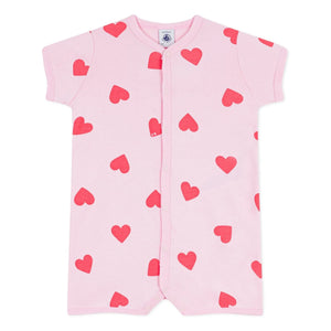 Petit Bateau - Pijama con estampado de corazones | Rosa