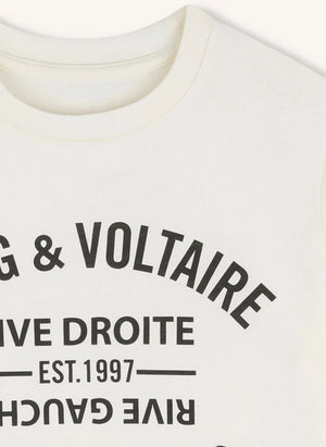 Zadig & Voltaire - Camiseta con logo Art Is Truth Algodón orgánico | Rosa