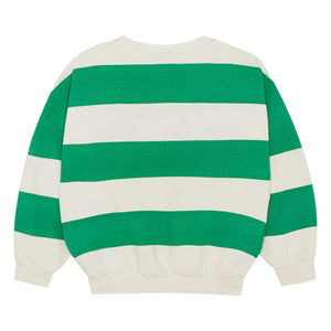 The Campamento - Sudadera de rayas oversize | Verde