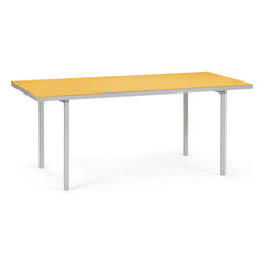 Valerie Objects - Mesa de comedor Alu, Muller Van Severen | Amarilla
