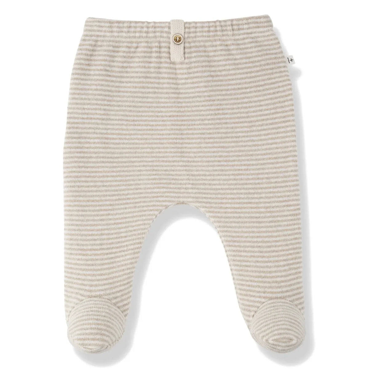 1+ in the family - Arras Mallas con Patucos Rayadas | Beige
