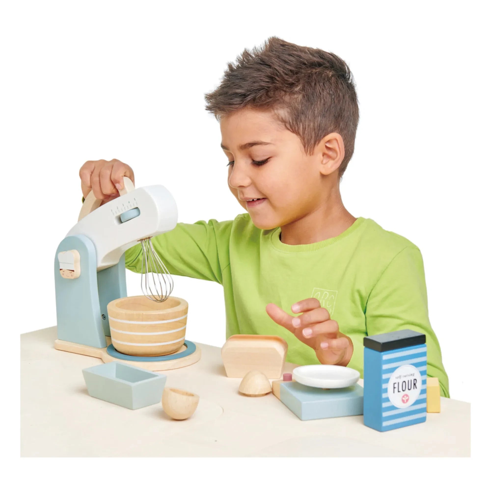Tender Leaf Toys - Batidora de repostería de madera