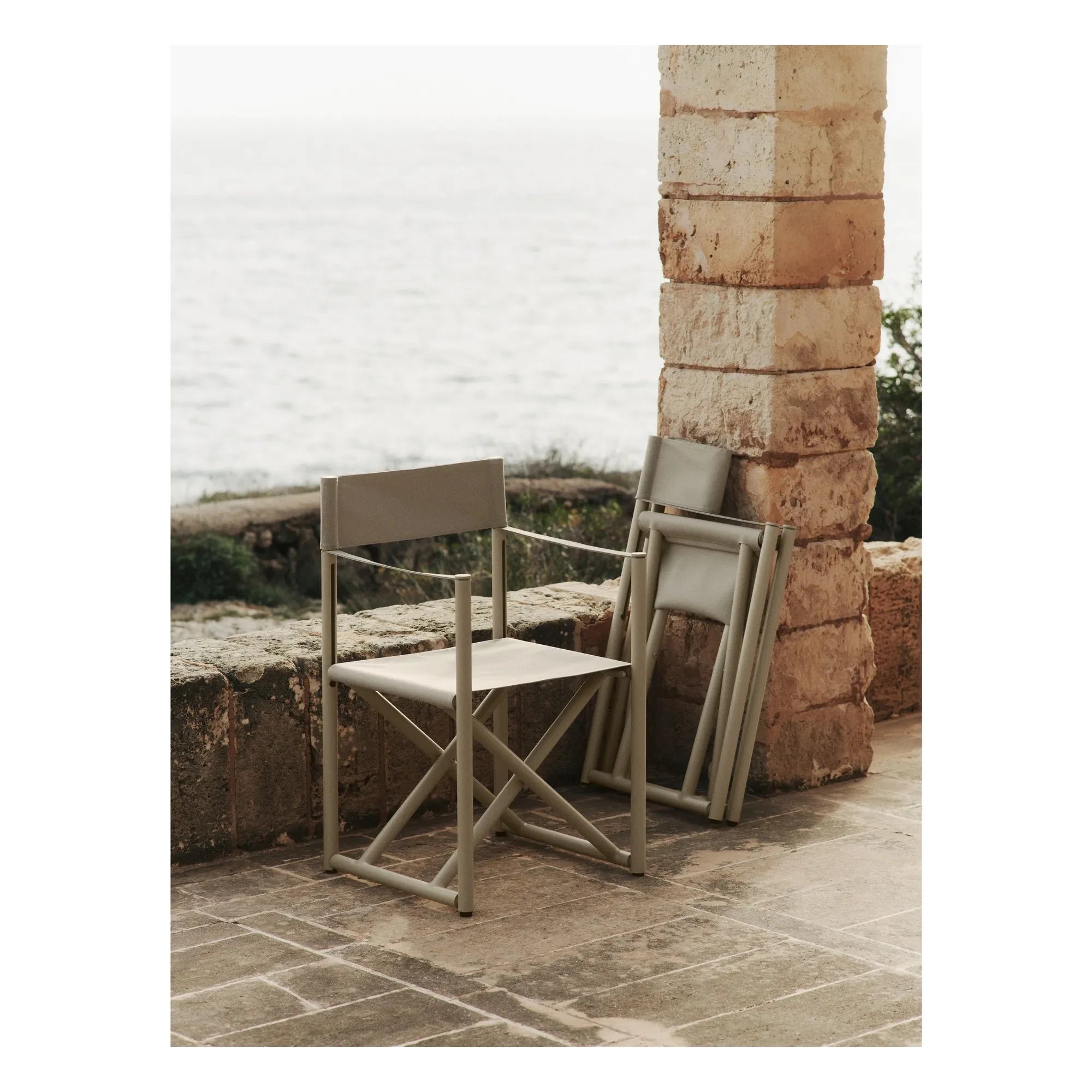 Ferm Living - Silla plegable Voya | Crema