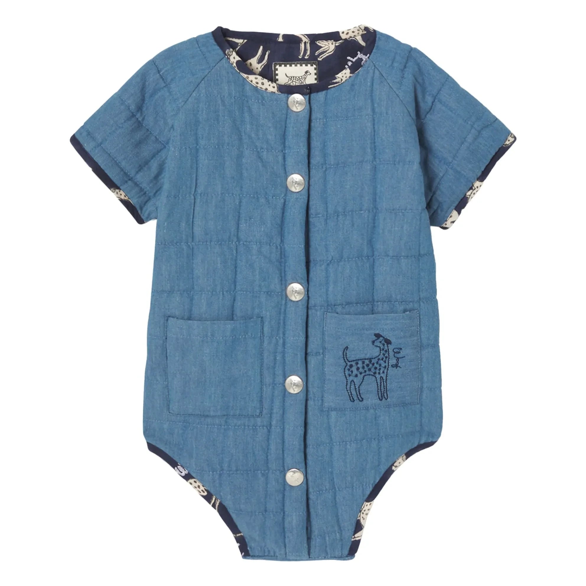 Apaches - Dadi Chambray mono | Azul