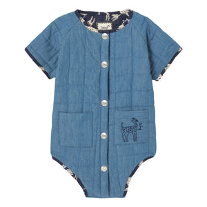 Apaches - Dadi Chambray mono | Azul