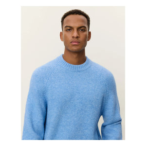 Les Deux - Suéter de punto de cuello redondo Gilbert | Azul