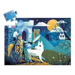 Djeco - Puzzle de 36 piezas Caballero Luna Llena