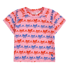 Bobo Choses - Camiseta Anti UV de material reciclado Rayas | Rosa