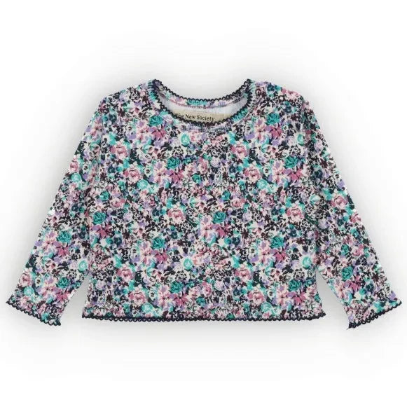the new society - The New Society Camiseta Bebé con Estampado Floral | Rosa