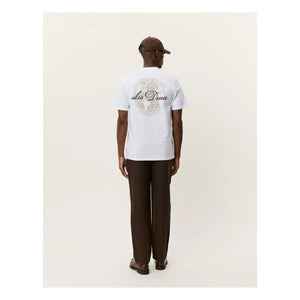 Les Deux - Camiseta de algodón orgánico Ben Globe | Blanca