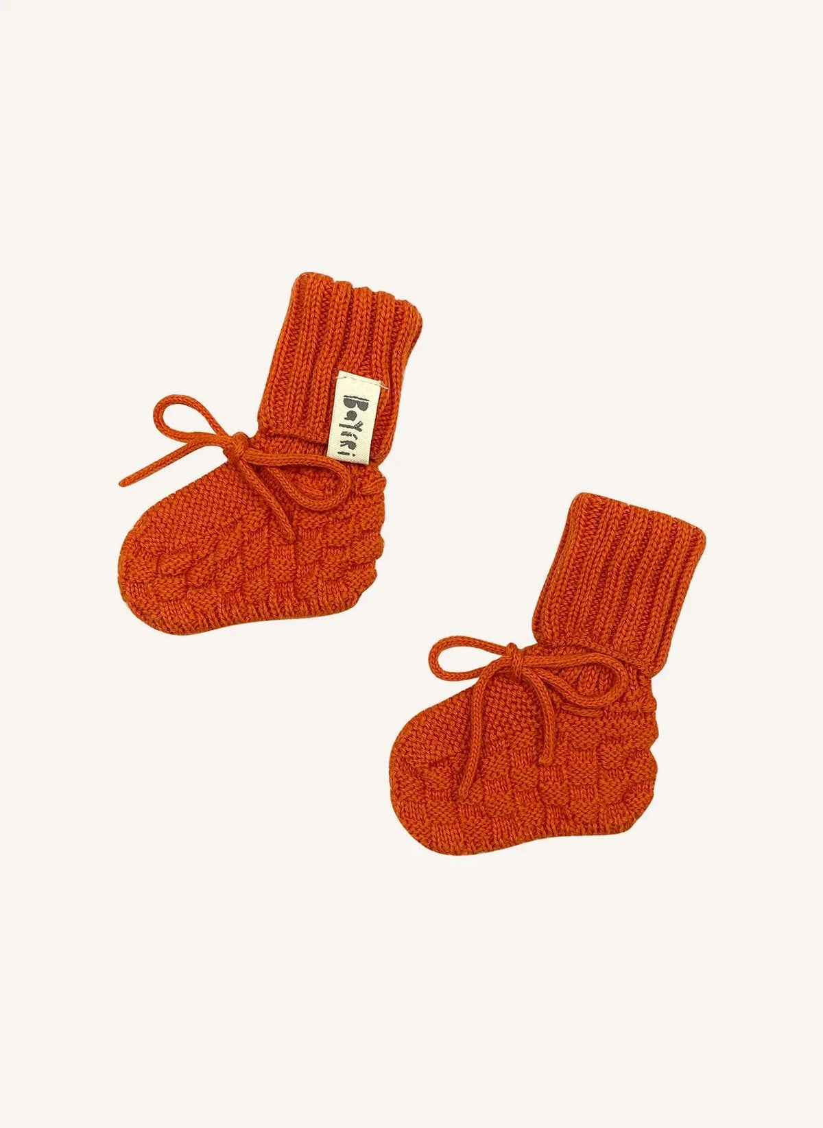 Bayiri - Zapatillas con diseño de perezoso de algodón orgánico | Rojo