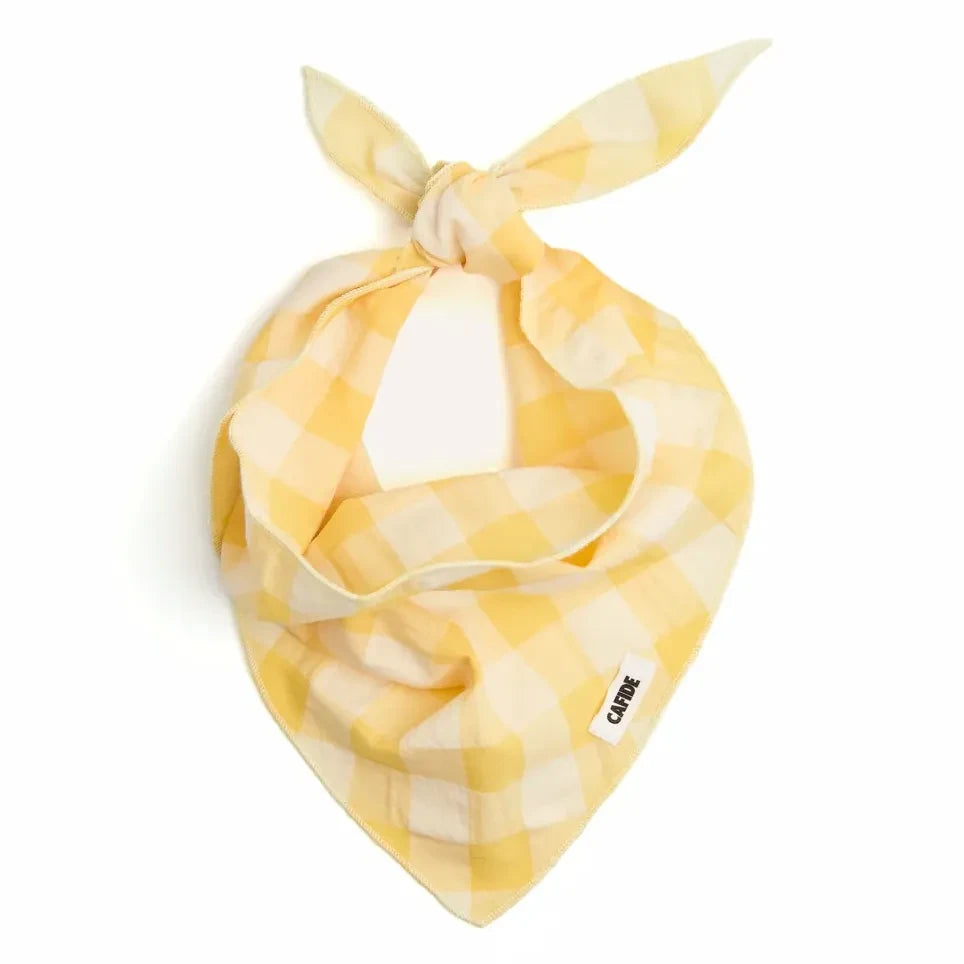 Cafide - Nata Bandana para Perro | Amarillo