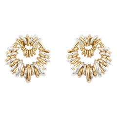 Sigal - Aretes de clic | Oro/Plata
