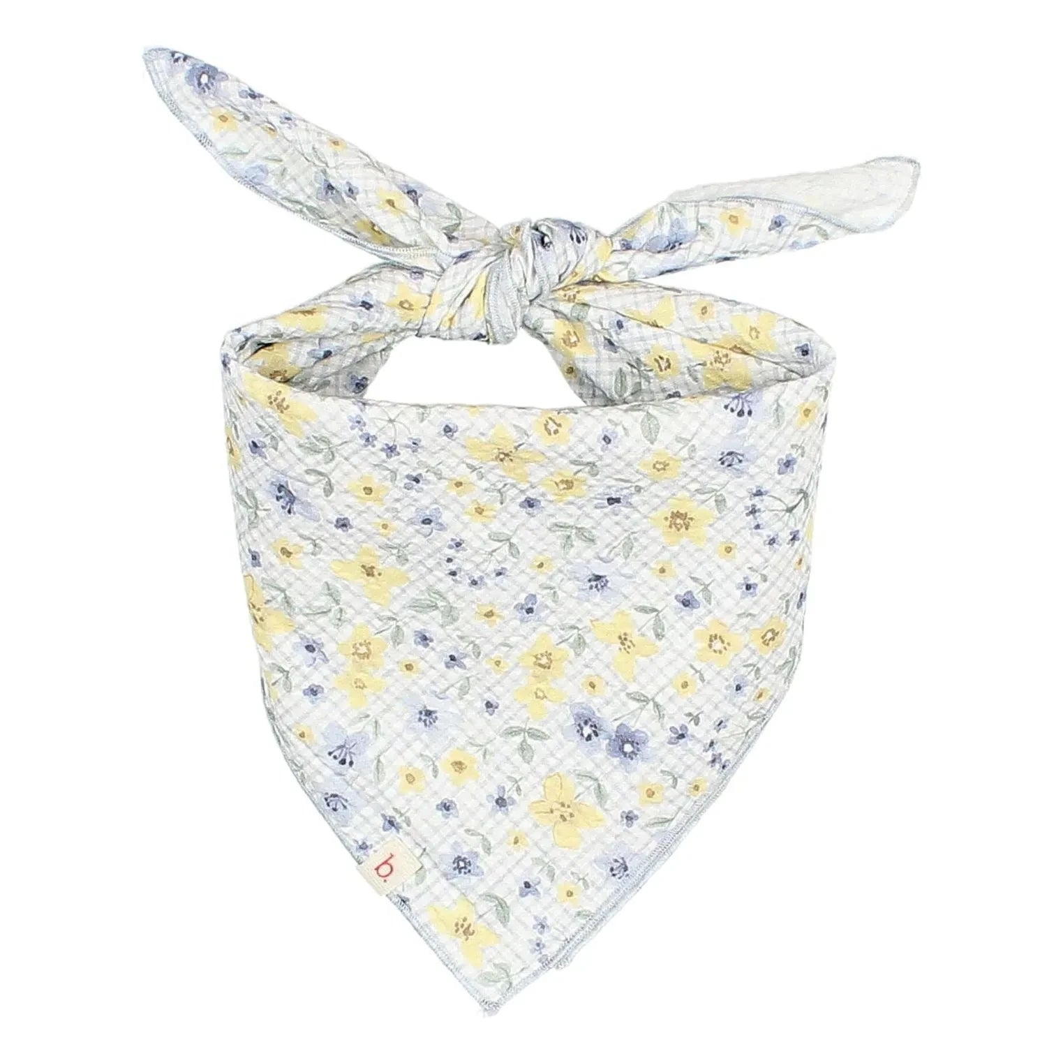 Búho - Pañuelo floral campestre | Azul claro