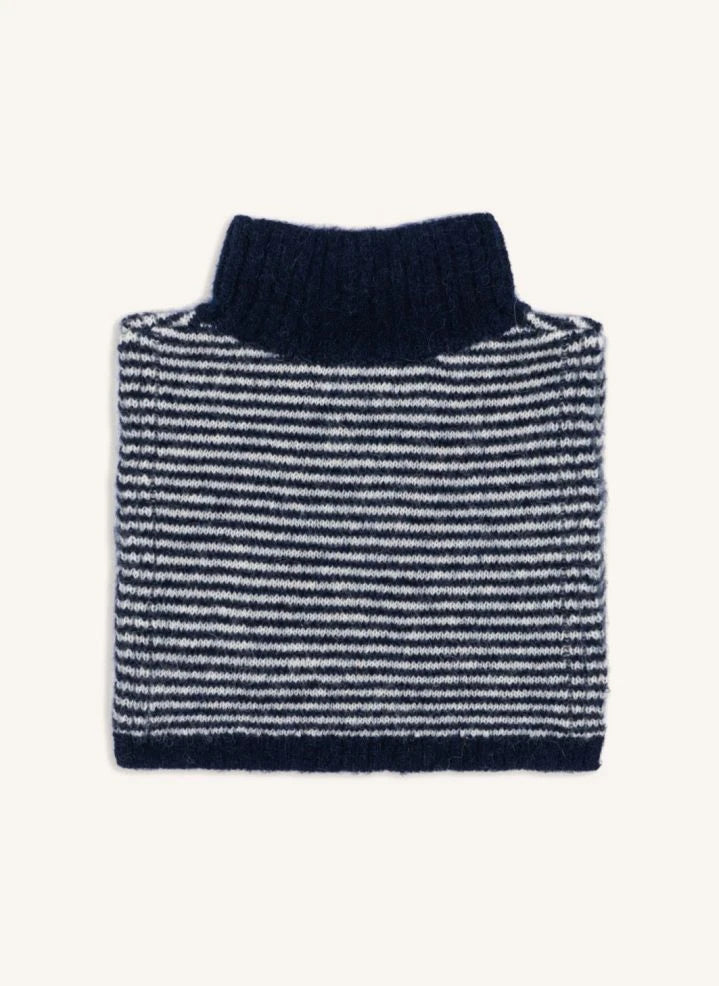 Konges Sløjd - Cuello de lana con rayas azules