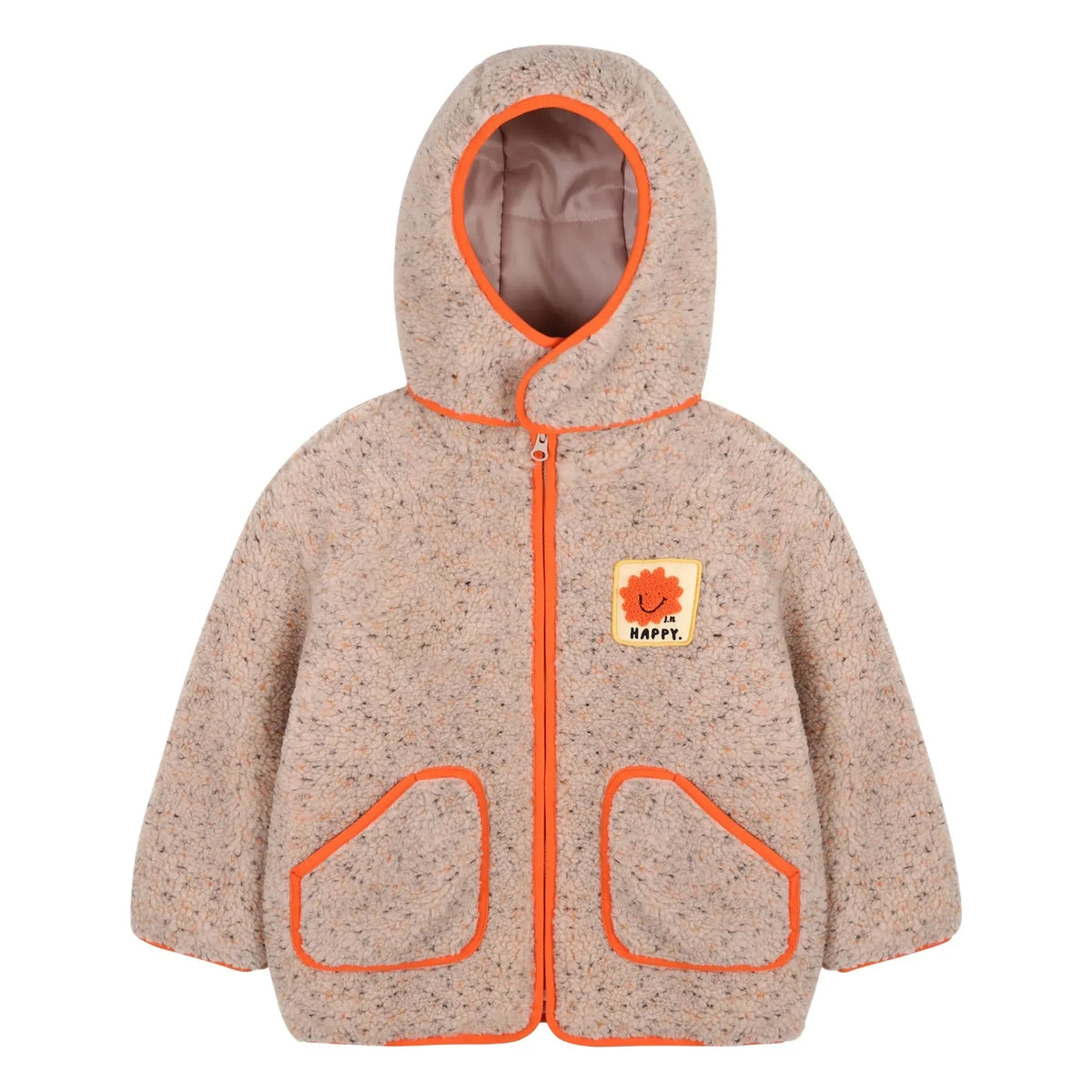 Jelly Mallow - Chaqueta estilo Sherpa Happy | Beige