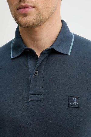 Camiseta de algodón con cuello Marc O'Polo