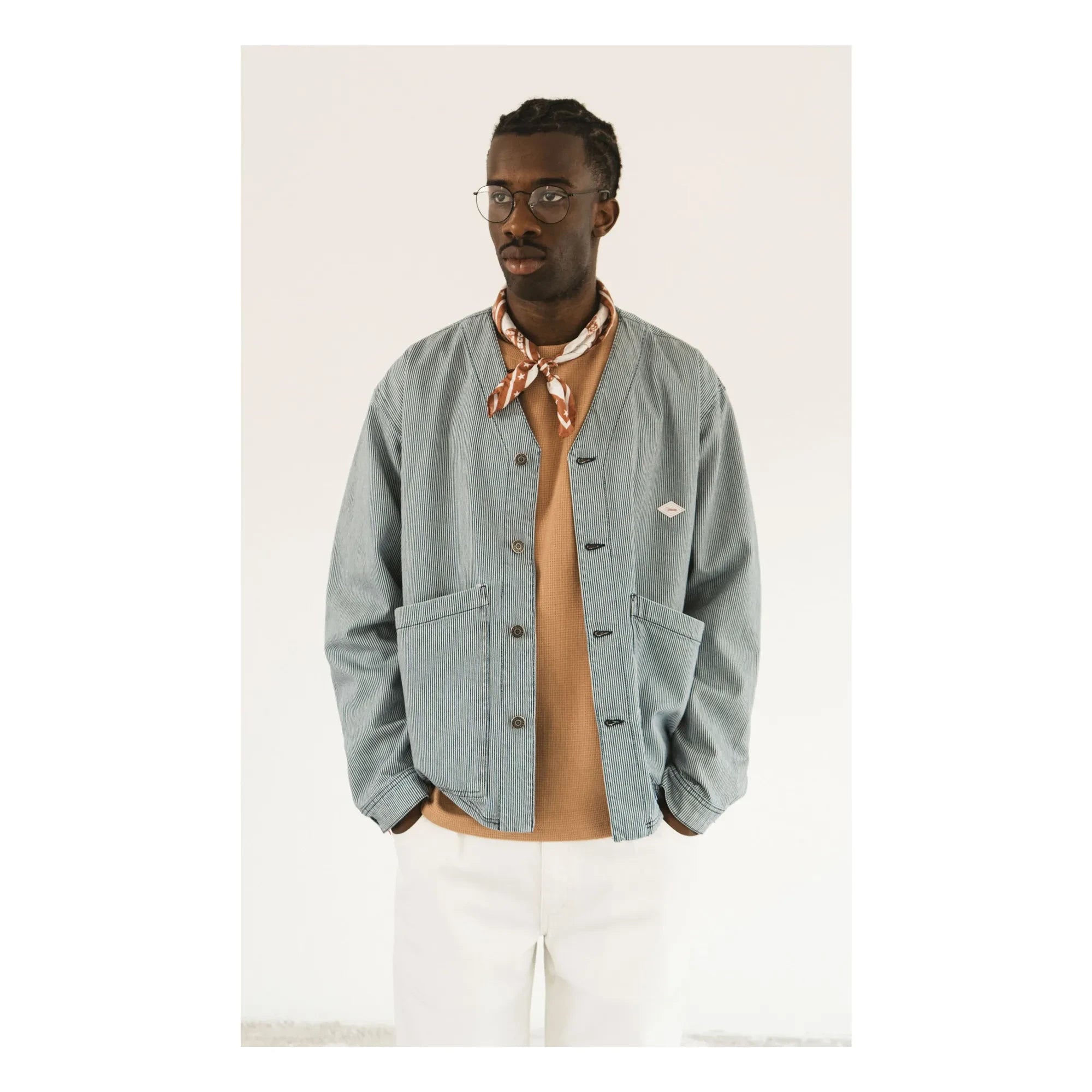 Wooden Store - Cárdigan chaqueta Loco | Azul grisáceo