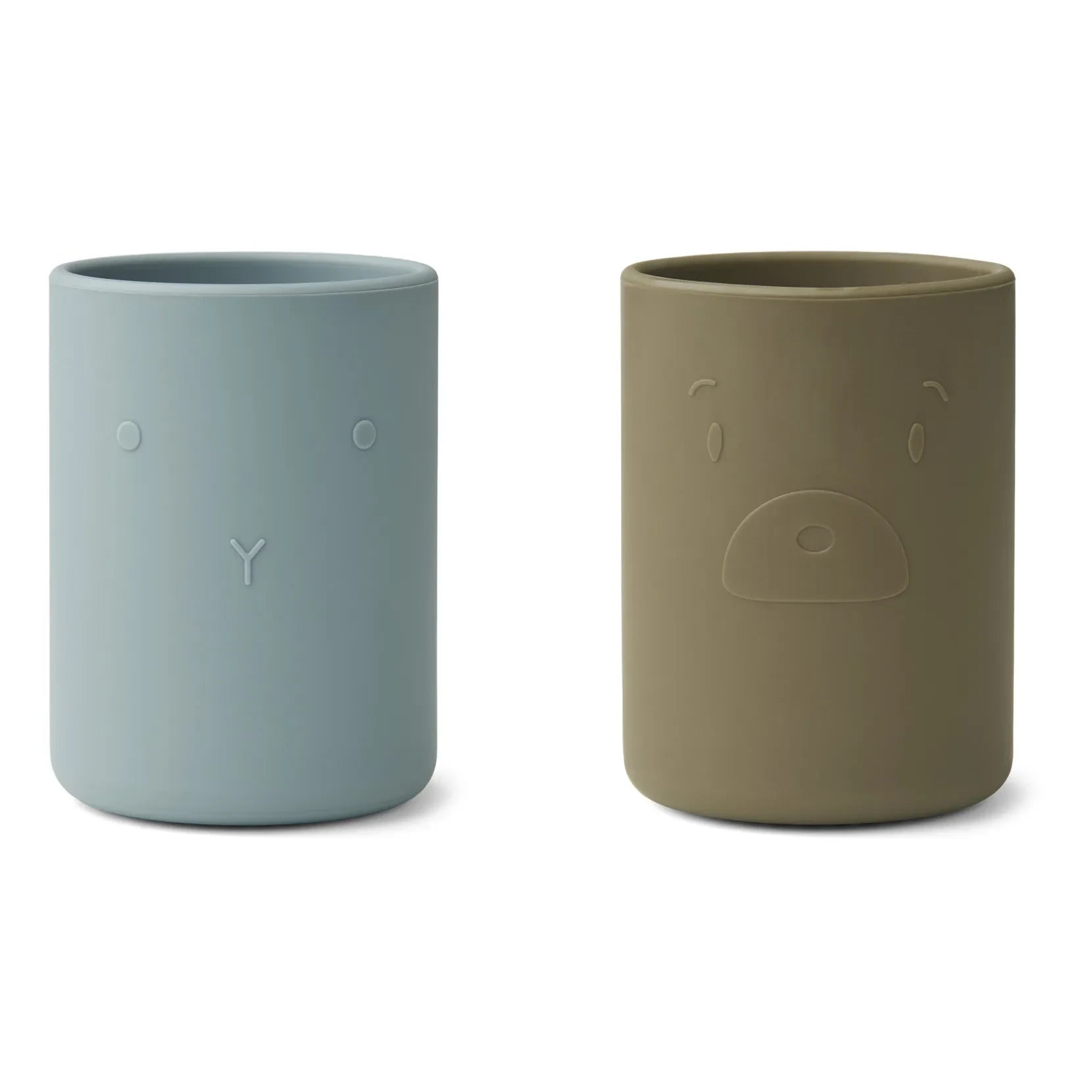 Liewood - Vasos de Silicona Ethan - Set de 2 | Azul