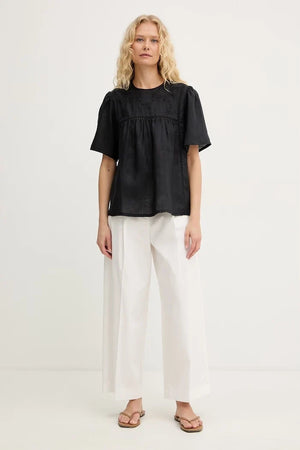 Blusa de lino BACINO Weekend Max Mara para mujer