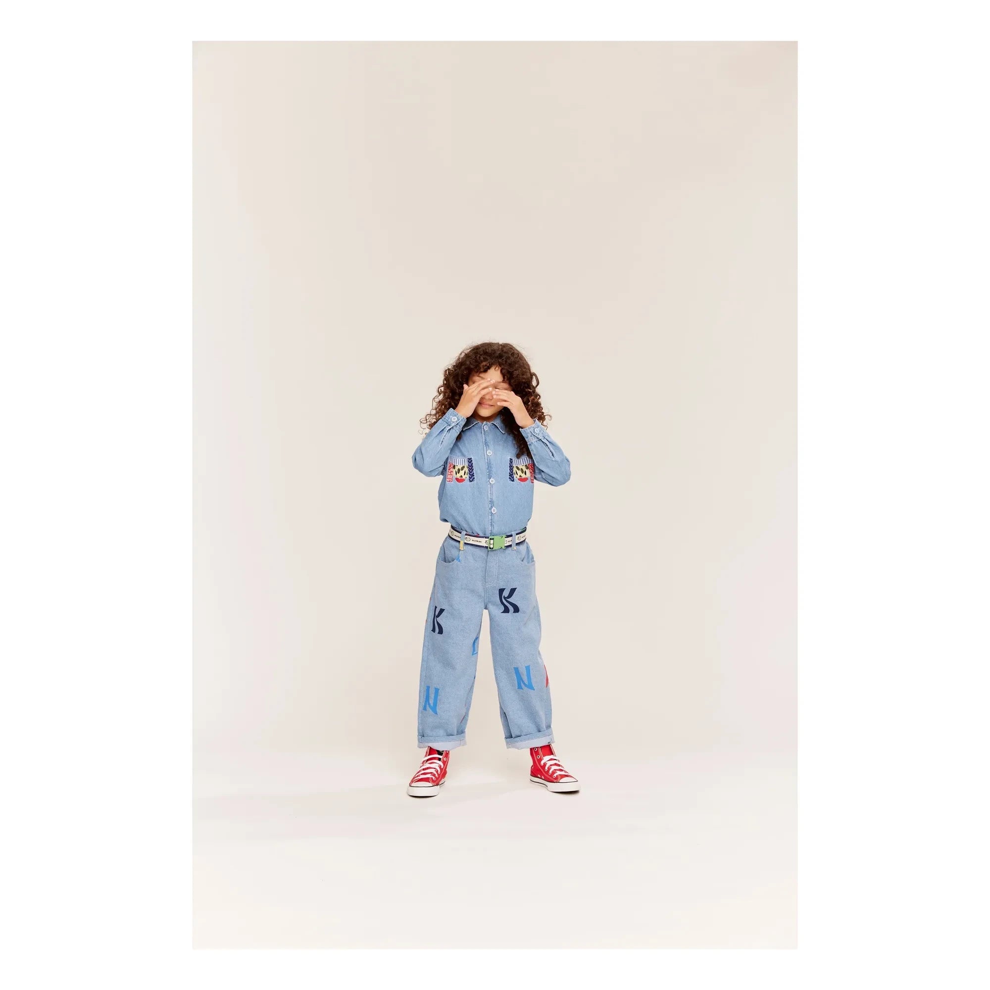 Wynken - Camisa de denim Beau | Azul denim