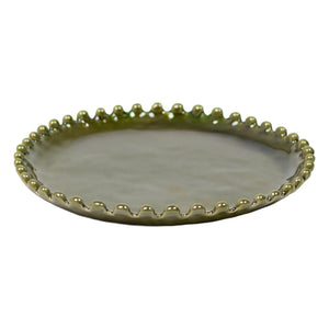 Olsson & Jensen - Platos de postre Eden Ø23 cm - Juego de 4 | Verde