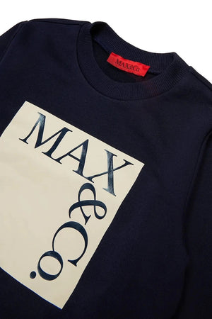Sudadera de algodón para niños MAX&Co. MAXS3F SWEAT-SHIRT