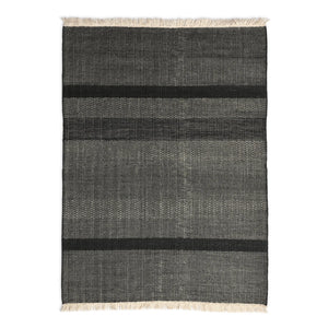 Nanimarquina - Alfombra de textura Tres, Elisa Padrón | Negro